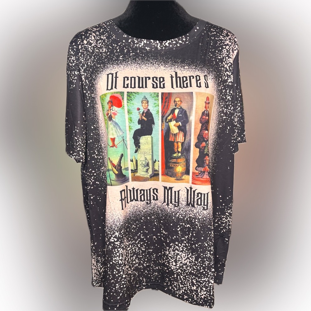Black Graphic Short Sleeve Tee